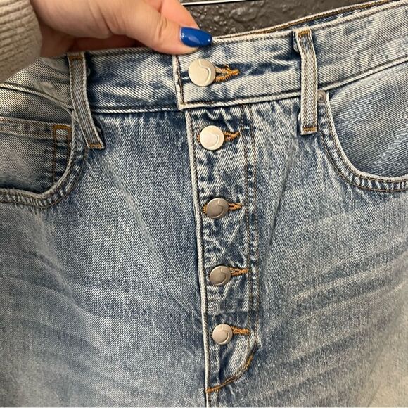 Revolve, Joe Jeans X WeWoreWhat The Danielle High Rise Straight in Light Vintage - Picture 5 of 13